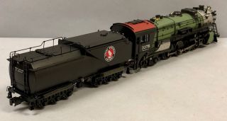 3rd Rail 3376 Brass Great Northern 2 - 8 - 2 Steam Locomotive & Tender - 3 - Rail LN 6