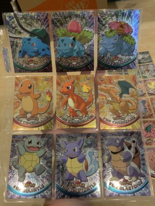 Pokemon Topps Chrome Complete Series 1 And 2 All 151