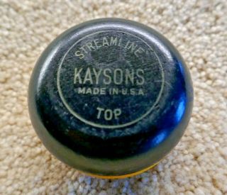 Black / Yellow Kaysons Streamline Top Yo - Yo W/mint Stamped Seal