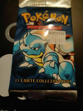 20x Italian 1st Edition Base Set Pokemon Booster Packs Factory Unweighed