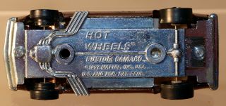 DTE 1968 HOT WHEELS REDLINE 6208 METALLIC BROWN CUSTOM CAMARO W/WHITE INTERIOR 5