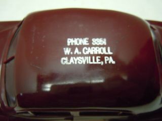 1952 CHEVROLET Dealer Promo W.  A.  Carroll Chevy Bank.  NO RES. 6