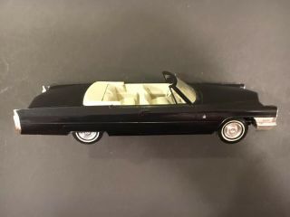 1965 Cadillac Deville Convertible Promo By Jo - Han Friction Drive Solid Black