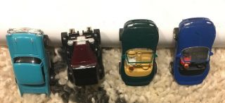 4 Rare Tyco Slot Cars HP7 - ‘57 Chevy,  Ford Roadster,  and 2 Mazda Miata’s - 6