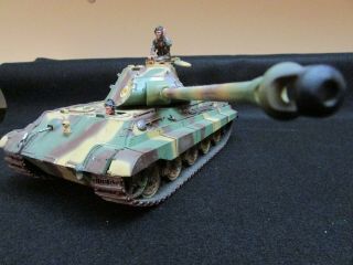 Collectors Showcase Cs00457 German King Tiger Panzer Tank 1/30 Porsche Turret
