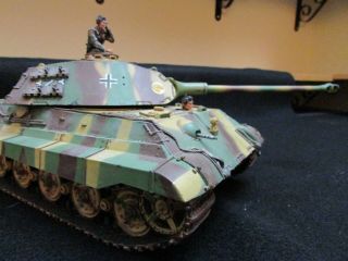 Collectors Showcase CS00457 German King Tiger Panzer Tank 1/30 Porsche Turret 8