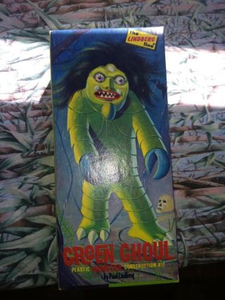 Vintage 1965 Lindberg Line Green Ghoul Monster Model Kit Rare