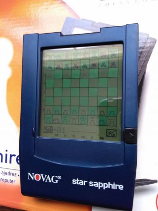Novag Star Sapphire Electronic Chess Computer MIB Complete (Model 1003) 3