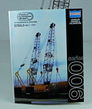 Classic Construction Models 064/150 Brass 9310 American Crane HO Scale 1/87 8