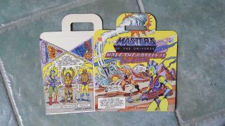 Motu Burger King Kids Meal Box Design 3 He - Man Masters Of The Universe