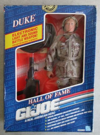 Mib 1991 Hasbro G.  I.  Joe A Real American Hero Hall Of Fame Duke Action Figure