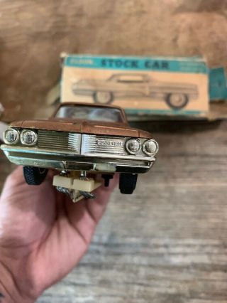 Vintage Eldon 1/32 scale 1960s Pontiac Bonneville Stock Car Slot Car 6