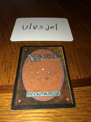 Ancestral Recall (Unlimited) Magic The Gathering X1 Moderately Played 3