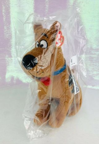 In Bag Ty Beanie Buddy 12 " Scooby Doo Classic Plush Dog In Bag