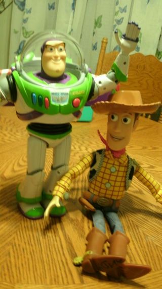 Toy Story 1 Pull String Woody/buzz Lightyear Talking Figures