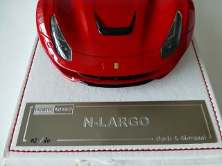 1/18 Ferrari F12 Novitec - Largo.  Davis & Giovanni.  Rosso Corsa 9