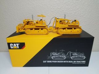Caterpillar Dd9g Dual Push Dozer Set By Ccm 1:48 Scale Diecast Model