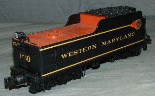 MTH 20 - 3097 - 1 Western Maryland O Gauge H9 Consolidation Steam Engine and Tender 7