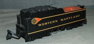 MTH 20 - 3097 - 1 Western Maryland O Gauge H9 Consolidation Steam Engine and Tender 8