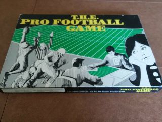 T.  H.  E.  Pro Football Game - 1974 Nfl Season - Tabletop Game - Gamecraft
