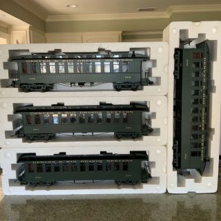 4 Accucraft G Scale Passenger Coaches