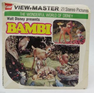 View - Master B400,  Walt Disney Bambi,  3 Reel Set,  Version B