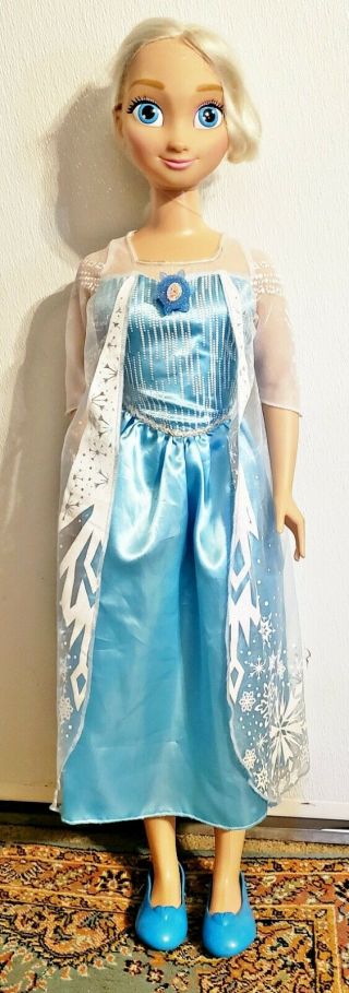 Elsa My Size Doll 38 " Tall Disney Frozen 3 Ft,  Life Size In Clothing