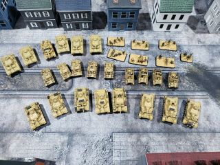 Flames Of War Dak Panzer Company Painted