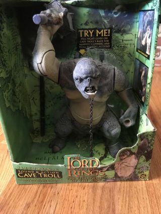 Marvel Entertainment Lord Of The Rings: Two Towers Armored Troll Sound Action.
