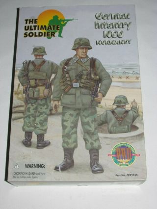 The Ultimate Soldier 12 Inch Action Figure,  German Infantry Nco Normandy,  2000,