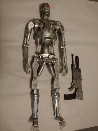 18 Inch Neca Terminator 2 Endoskeleton Action Figure With Rifle