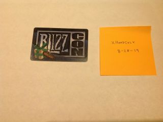 Big Blizzard Bear Loot Card From Blizzcon 2008.  Unscratched.  World Of Warcraft.
