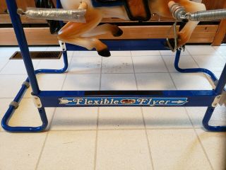 Vintage FLEXIBLE FLYER Rocking Bouncing Horse 1960 ' s 70 ' s USA Made 3