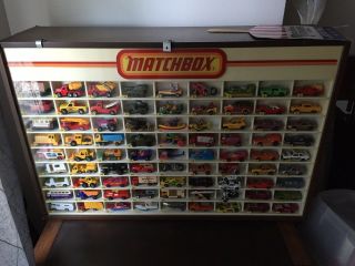 Matchbox Cars Counter Display Case