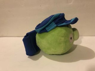 Angry Birds Plush - Postman / Mailman Pig blue hat rare No Tag 2