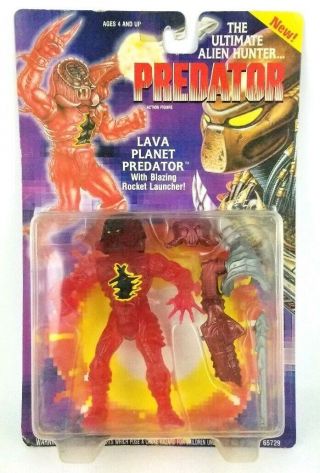 1994 Kenner Predator Lava Planet Predator Action Figure