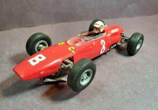 1/24 Cox Ferrari Formula One Slot Car & Running Vintage 1960 