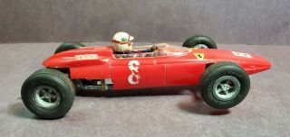 1/24 COX Ferrari Formula one slot car & Running Vintage 1960 ' s 4