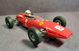 1/24 COX Ferrari Formula one slot car & Running Vintage 1960 ' s 5