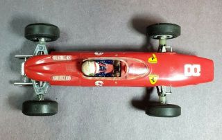 1/24 COX Ferrari Formula one slot car & Running Vintage 1960 ' s 7
