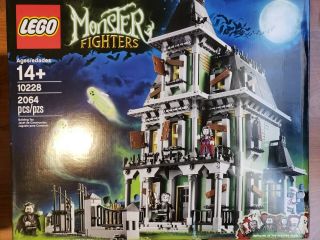 Lego 10228 Haunted House Set Monster Fighters Set Dmg Open Box