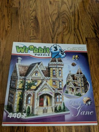 Lady Jane Mansion Puzz - 3d Puzzle Wrebbit Complete