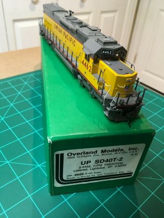 Ho Brass Overland Models Omi Union Pacific Up Sd40t - 2 6659.  1 Rd 4462