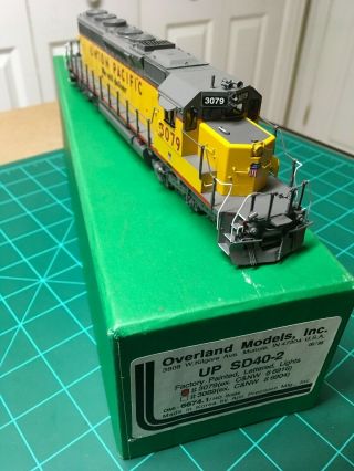 Ho Brass Overland Models Omi Union Pacific Up Sd40 - 2 6674.  1 Rd 3079
