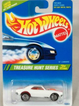 Hot Wheels 1995 Treasure Hunt ‘67 Camaro 3 Of 12