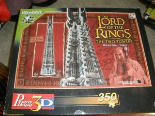 Puzz 3d Wrebbit Lord Of The Rings Orthanc Tower,  Isengard The Two Towers