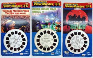 Unopen View - Master 3d Reels Tmnt Teenage Mutant Ninja Turtles Movie 1st 2nd 3rd