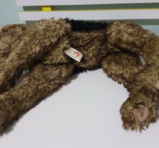 FOLKMANIS AIREDALE TERRIER DOG HAND PUPPET ABOUT 46CM LONG 30CM TALL 2