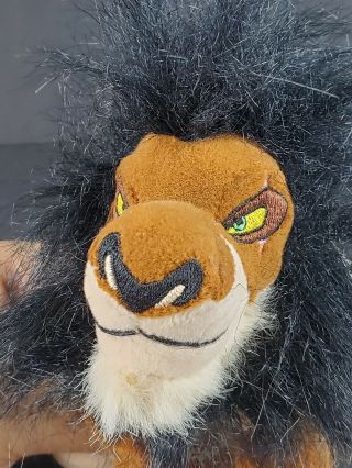 Disney Store The Lion King Villain Scar Bean Bag Plush Stuffed Animal 8 
