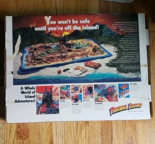 Fireball Island Vintage 1986 Milton Bradley Game 100 Complete 2